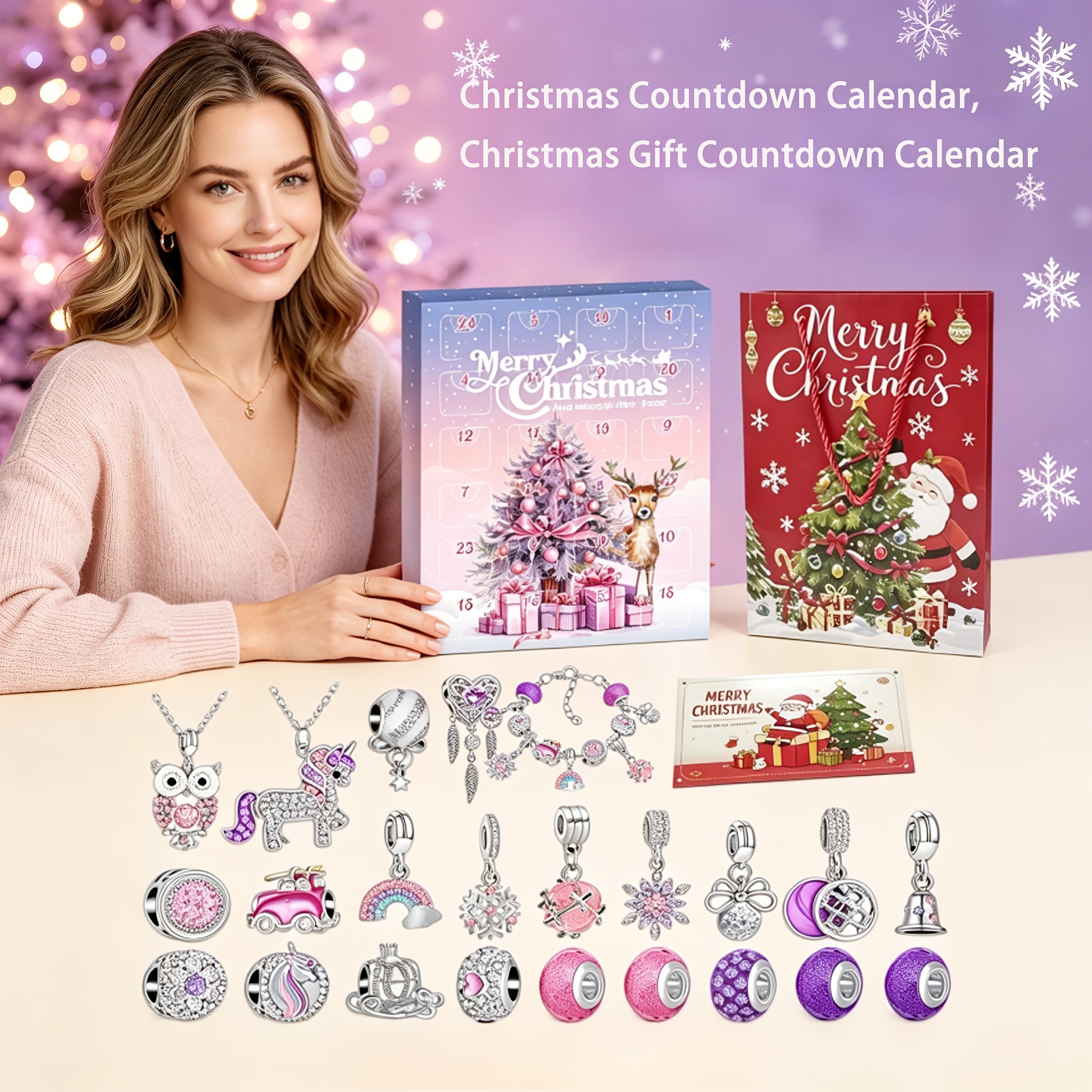 Christmas 24-Day Advent Calendar Gift Box